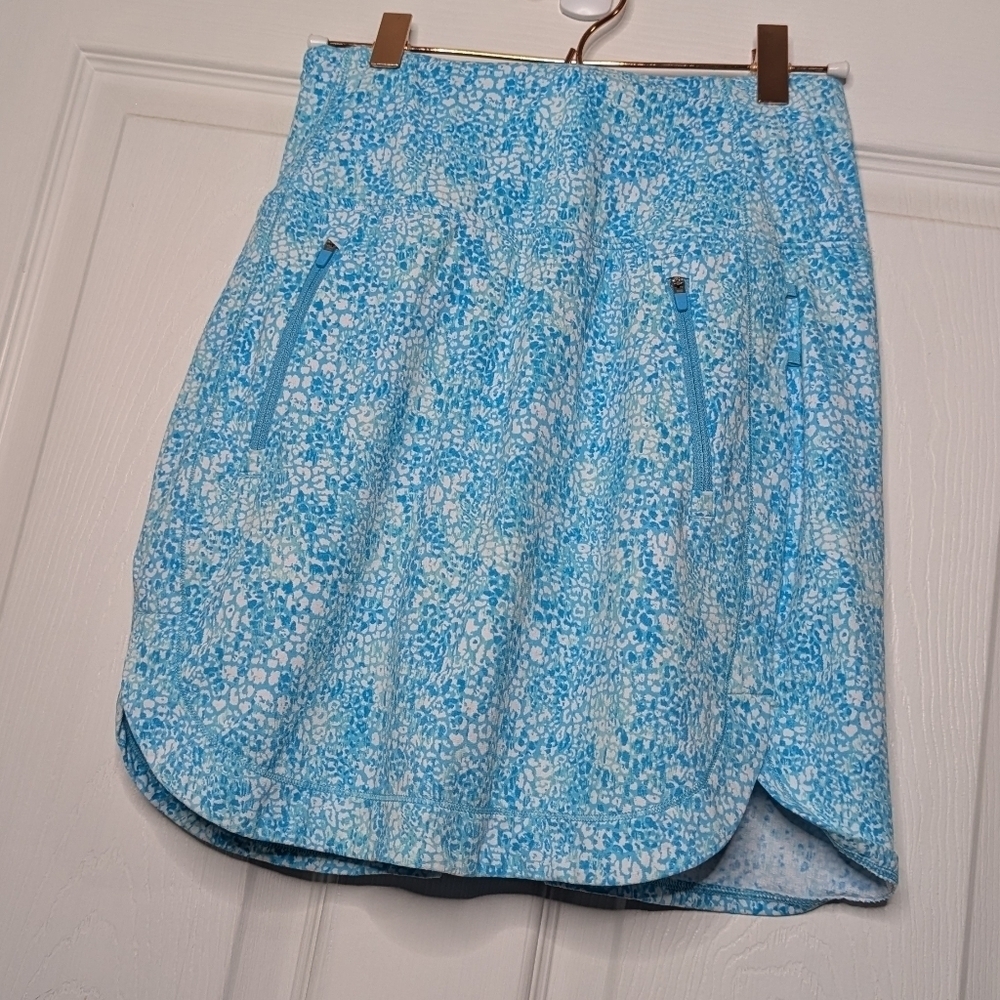IBKUL Skort Women's XS Blue UPF 50+ Performance Golf Tennis Skirt Quick Dry